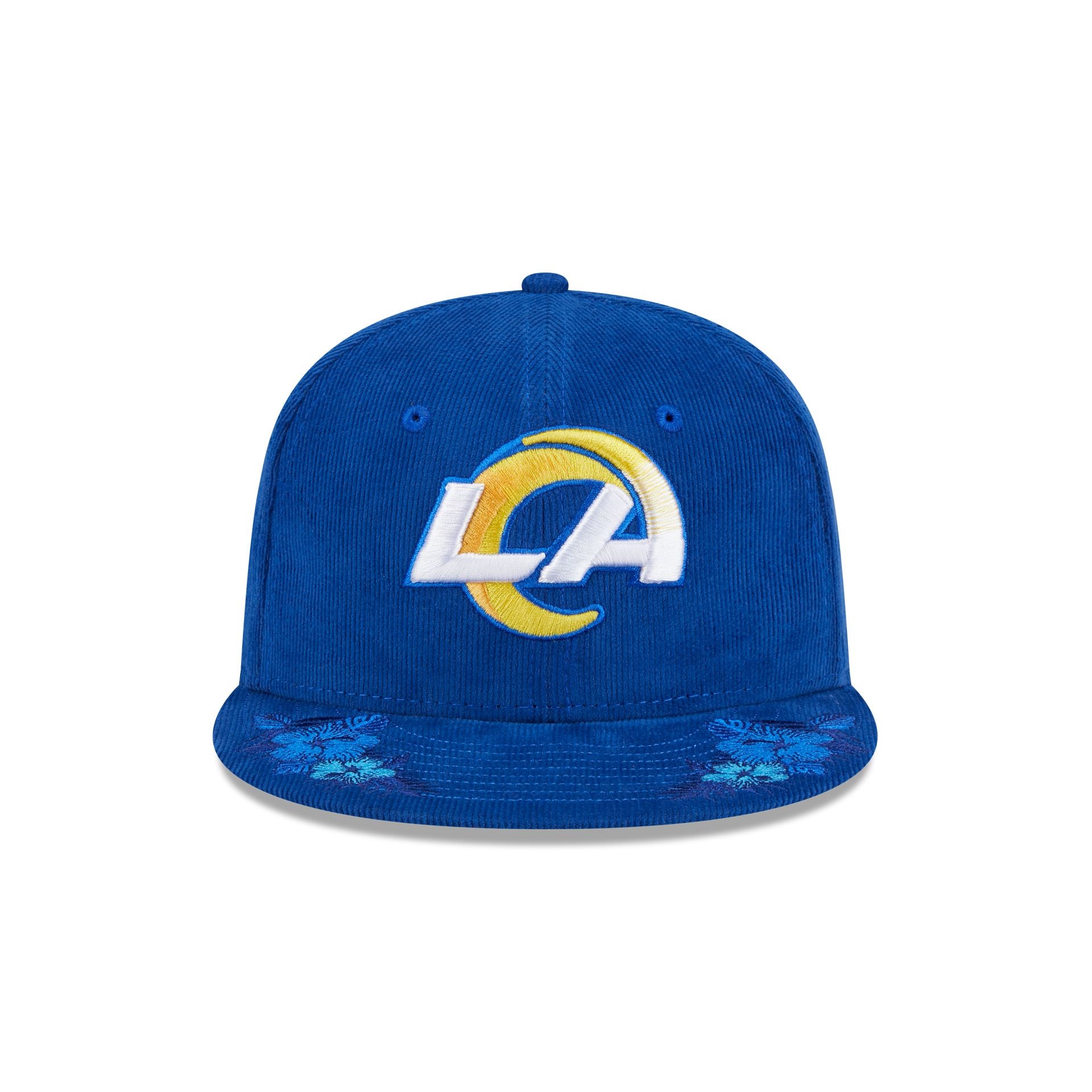 Just Caps Floral Corduroy Los Angeles Rams 59FIFTY Fitted Hat - Image 2
