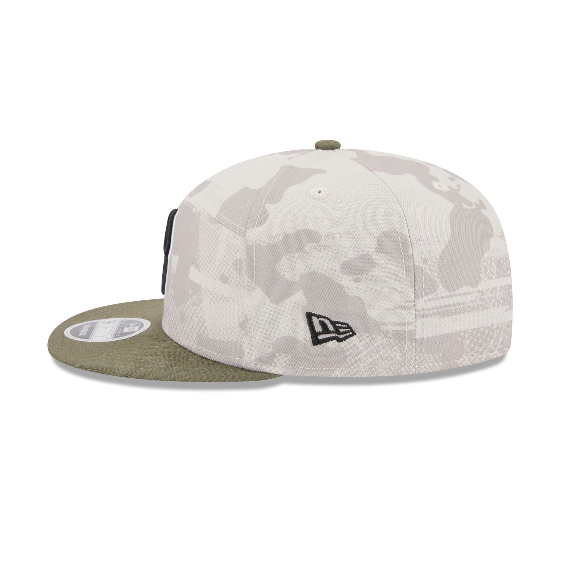 Philadelphia Phillies Armed Forces Day 2025 Split Panel 9FIFTY Snapback Hat - Image 5