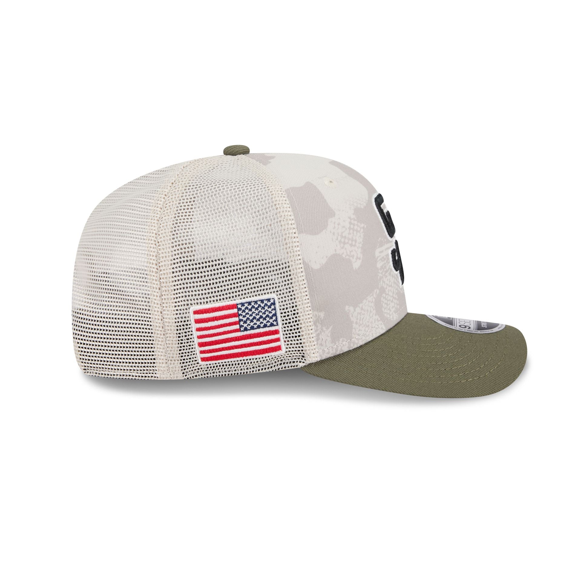 San Diego Padres Armed Forces Day 2025 9SEVENTY Trucker Hat - Image 4