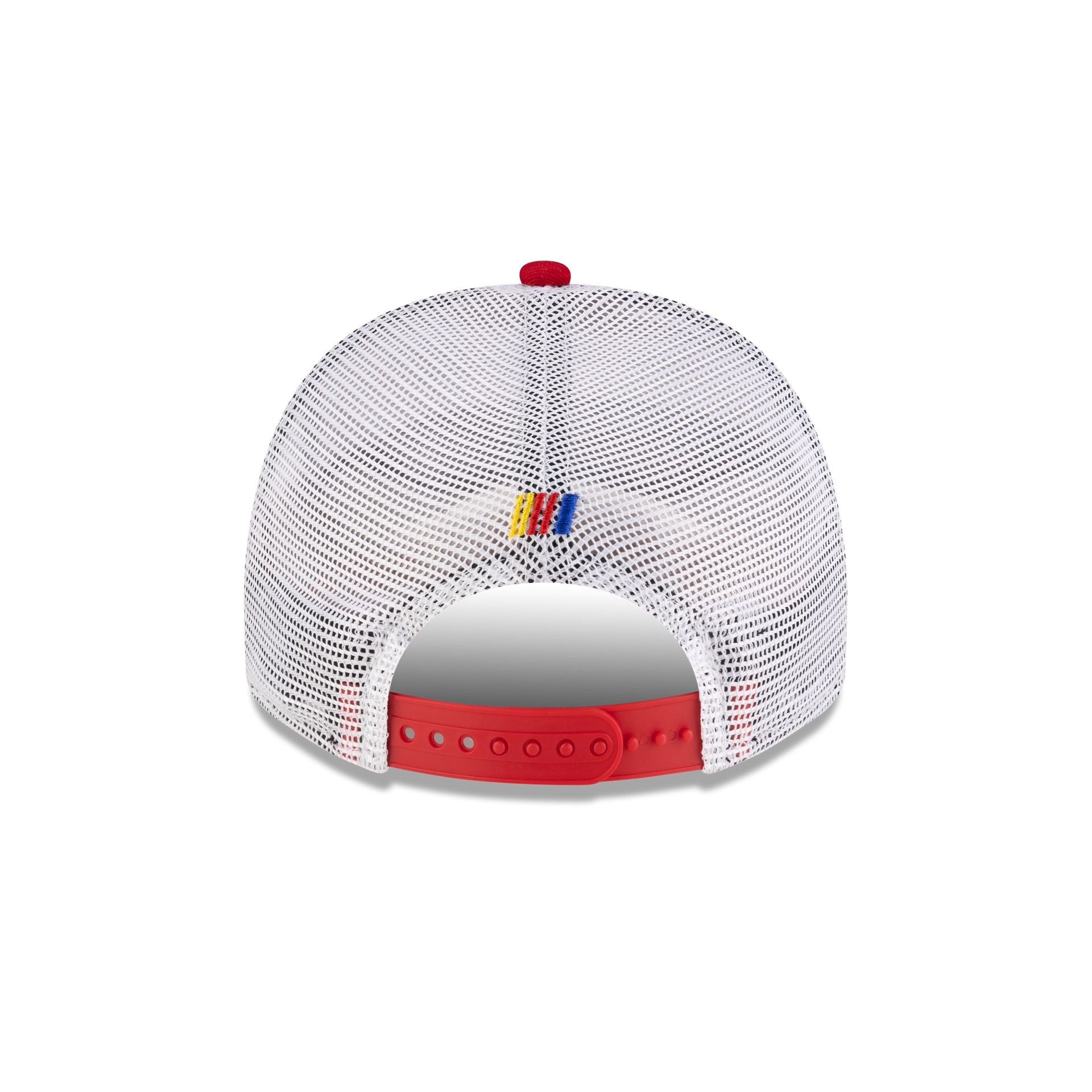 NASCAR Classics Flags Red Golfer Hat - Image 6