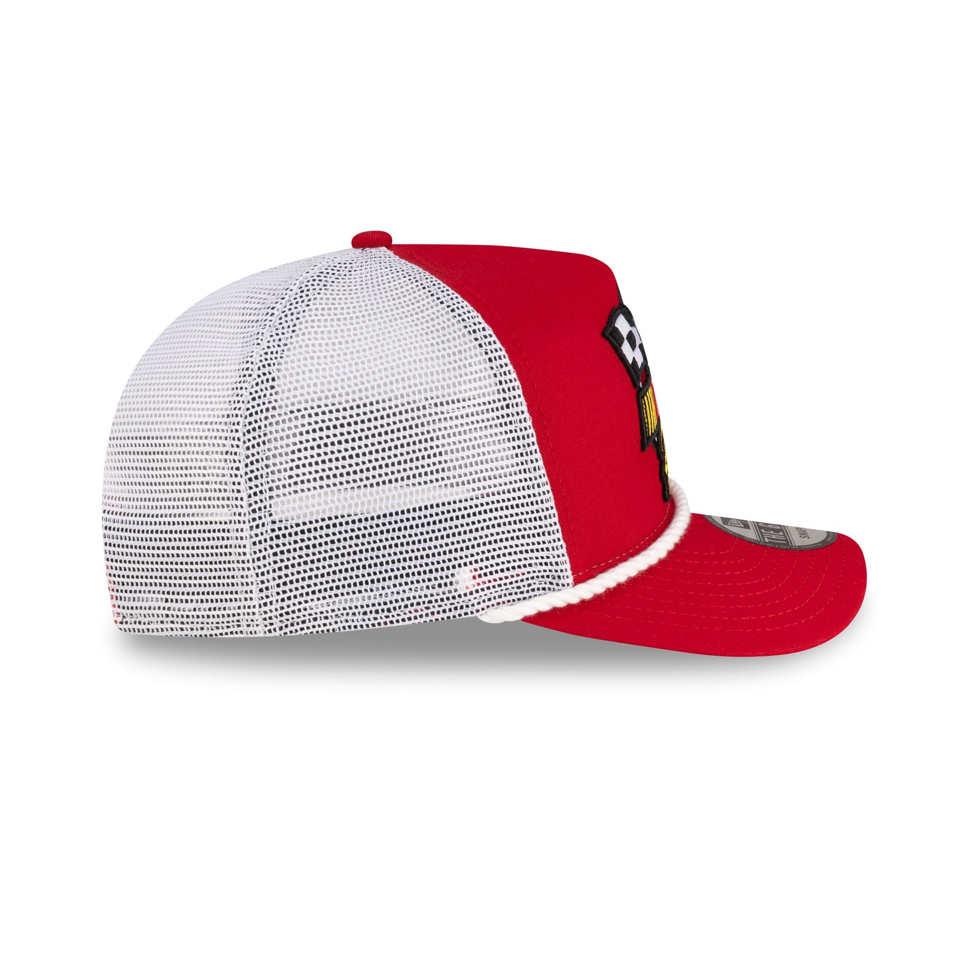 NASCAR Classics Flags Red Golfer Hat - Image 5