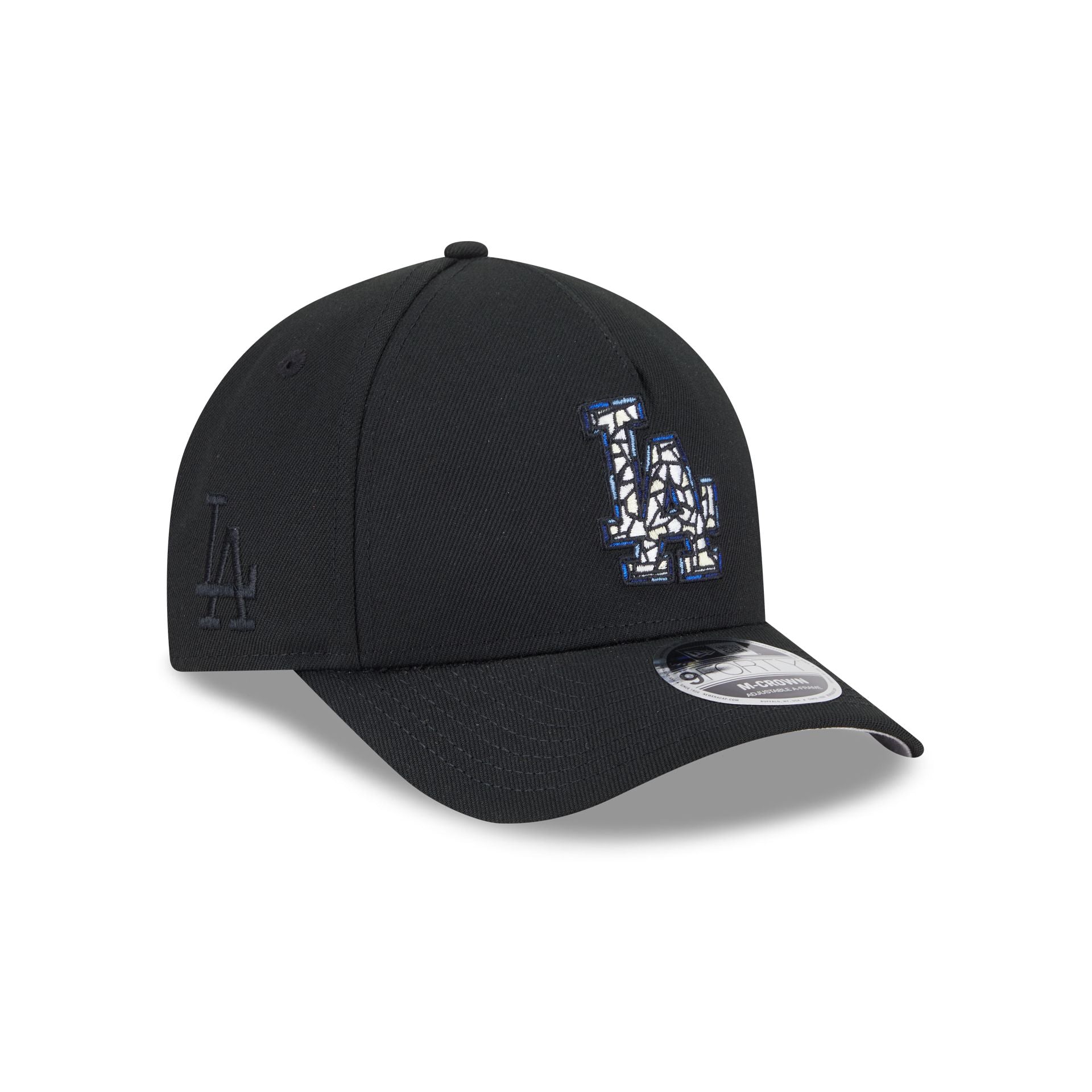 Los Angeles Dodgers Stained Glass 9FORTY M-Crown A-Frame Snapback Hat - Image 3
