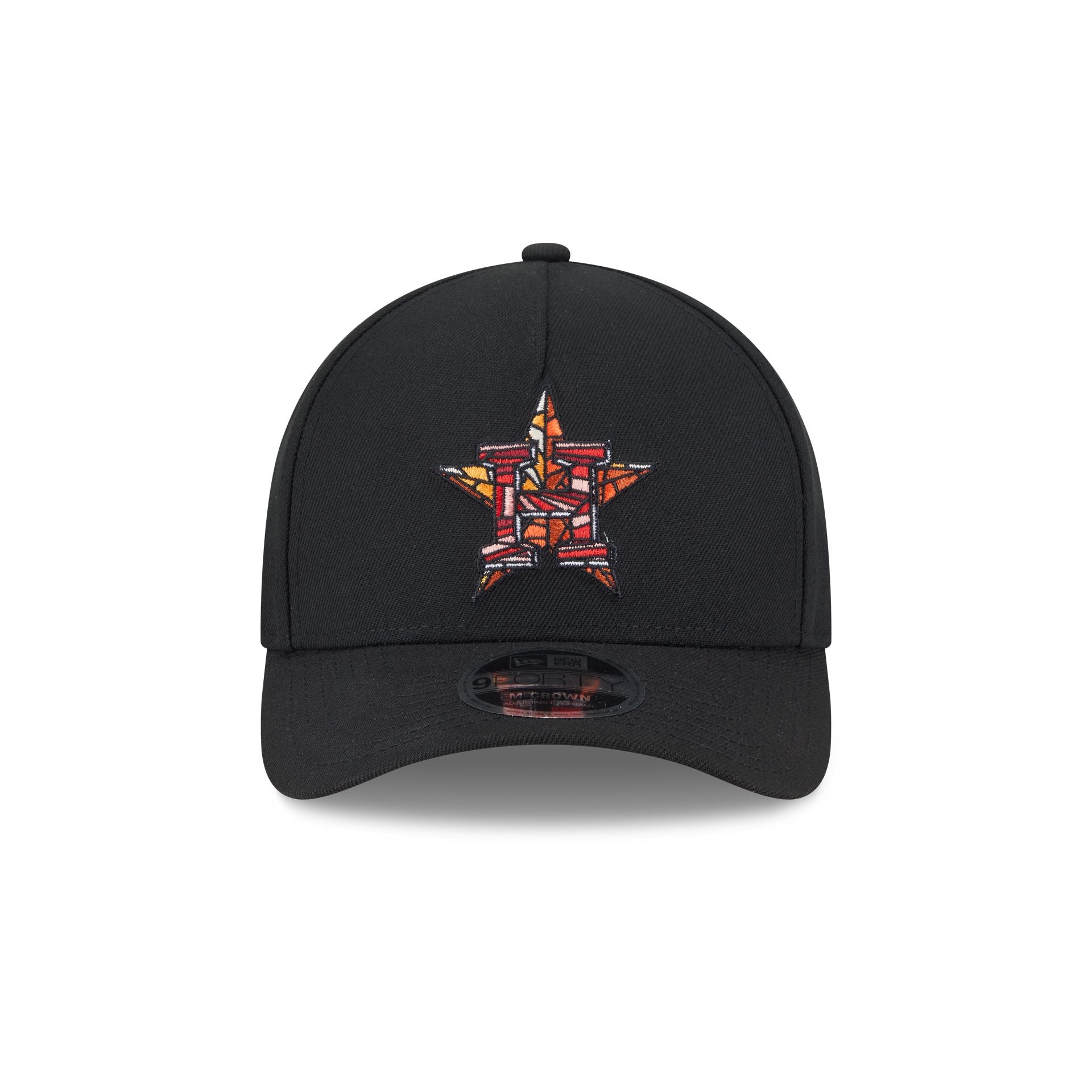 Houston Astros Stained Glass 9FORTY M-Crown A-Frame Snapback Hat - Image 2