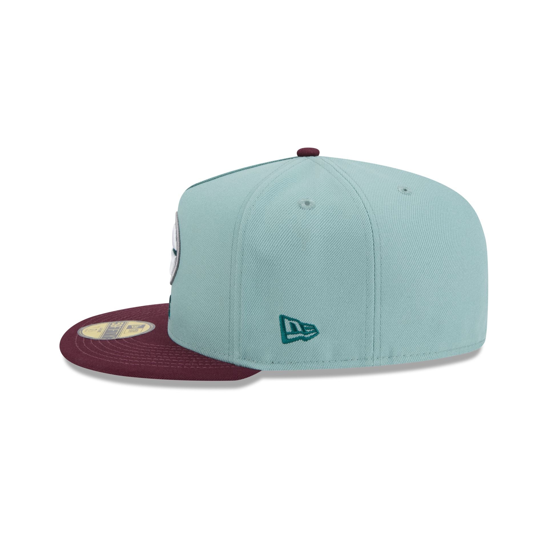 Green Bay Packers Beach Kiss Blue 59FIFTY A-Frame Fitted Hat - Image 5