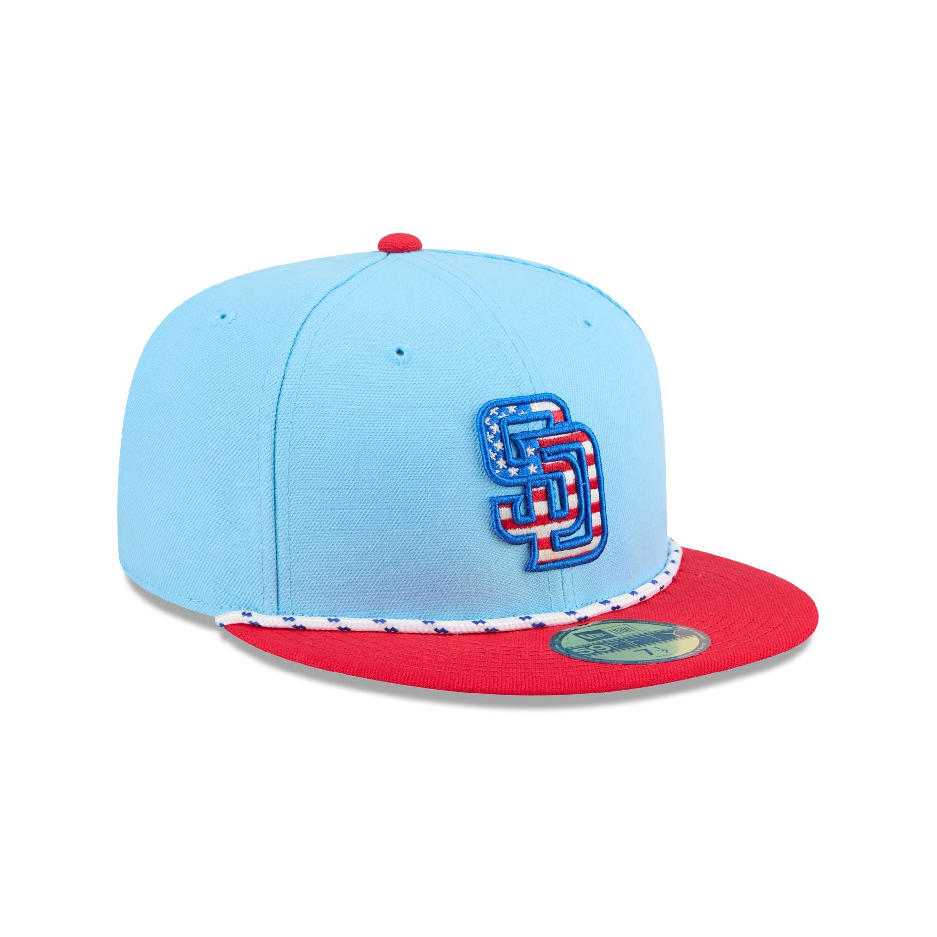 San Diego Padres Independence Day 2025 59FIFTY Fitted Hat - Image 3