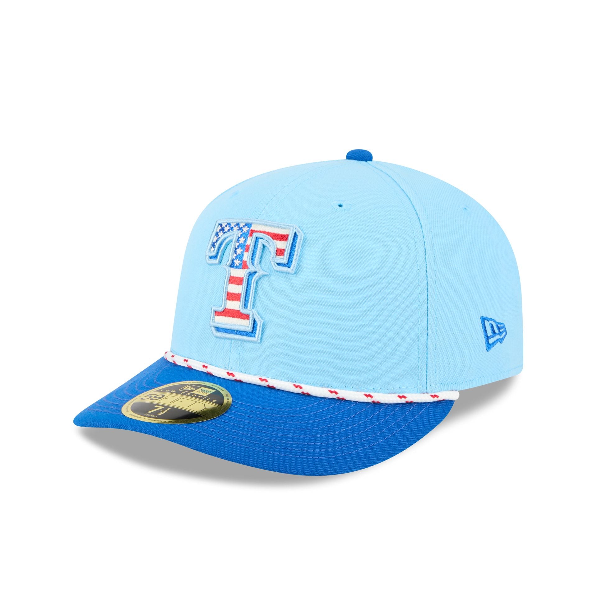 Texas Rangers Independence Day 2025 Low Profile 59FIFTY Fitted Hat