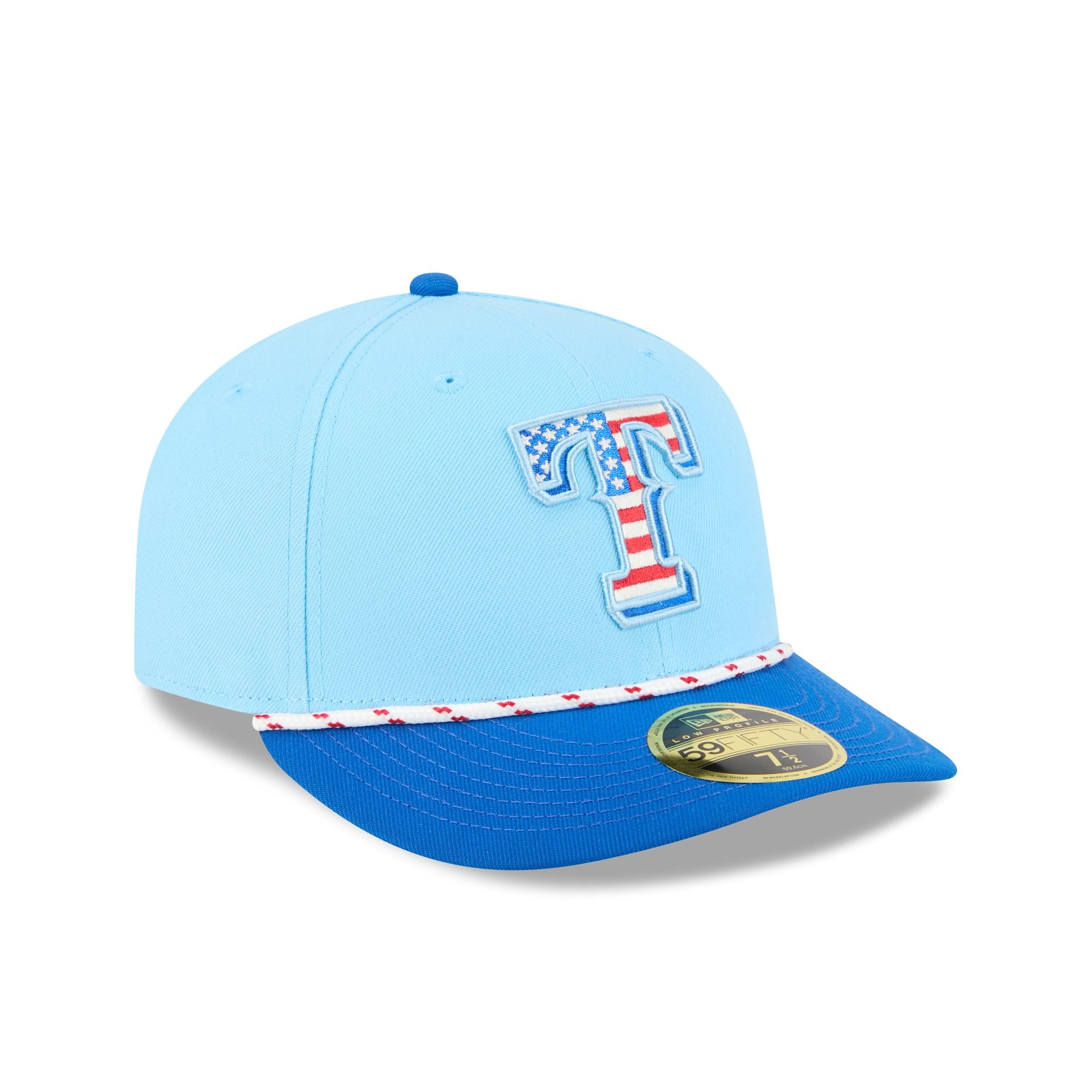 Texas Rangers Independence Day 2025 Low Profile 59FIFTY Fitted Hat - Image 3