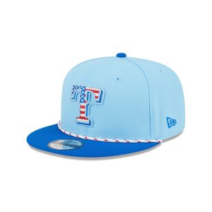 Texas Rangers Independence Day 2025 9FIFTY Snapback Hat