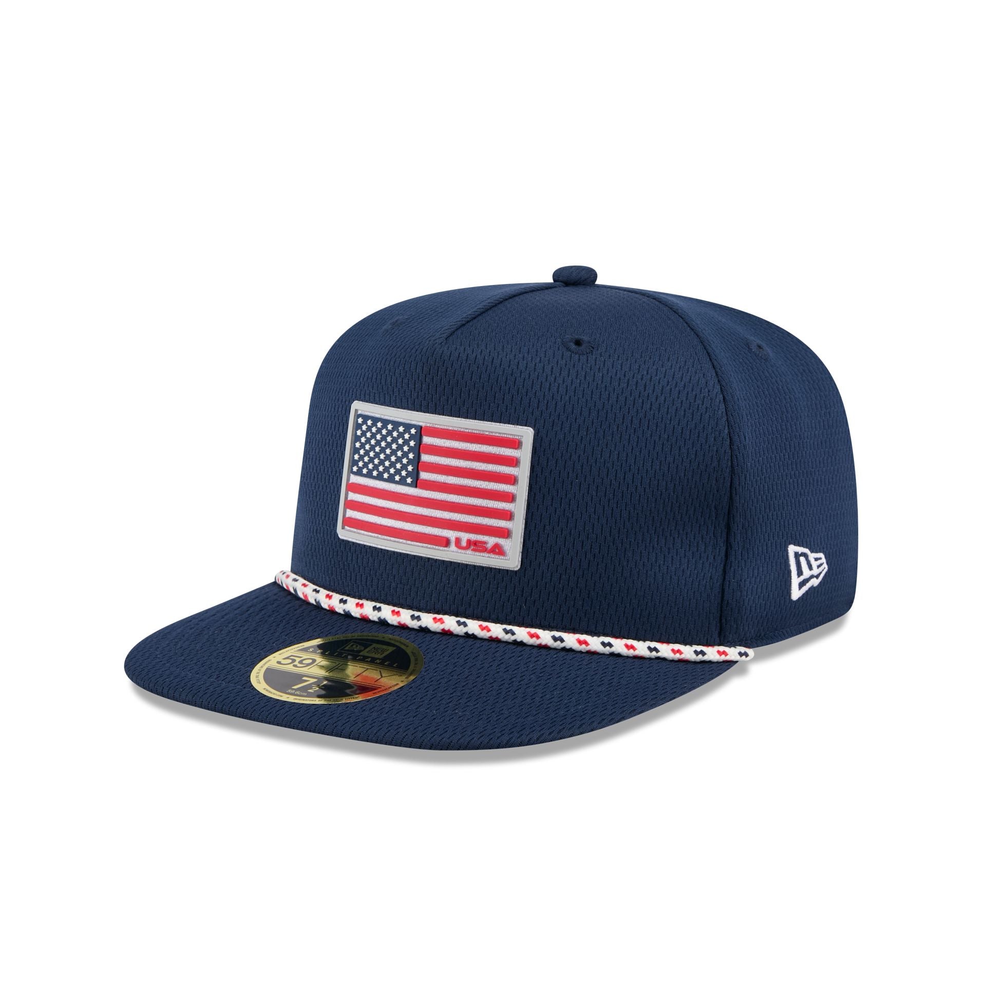 2025 Ryder Cup Team USA Flag 59FIFTY A-Frame Fitted Hat - Image 3