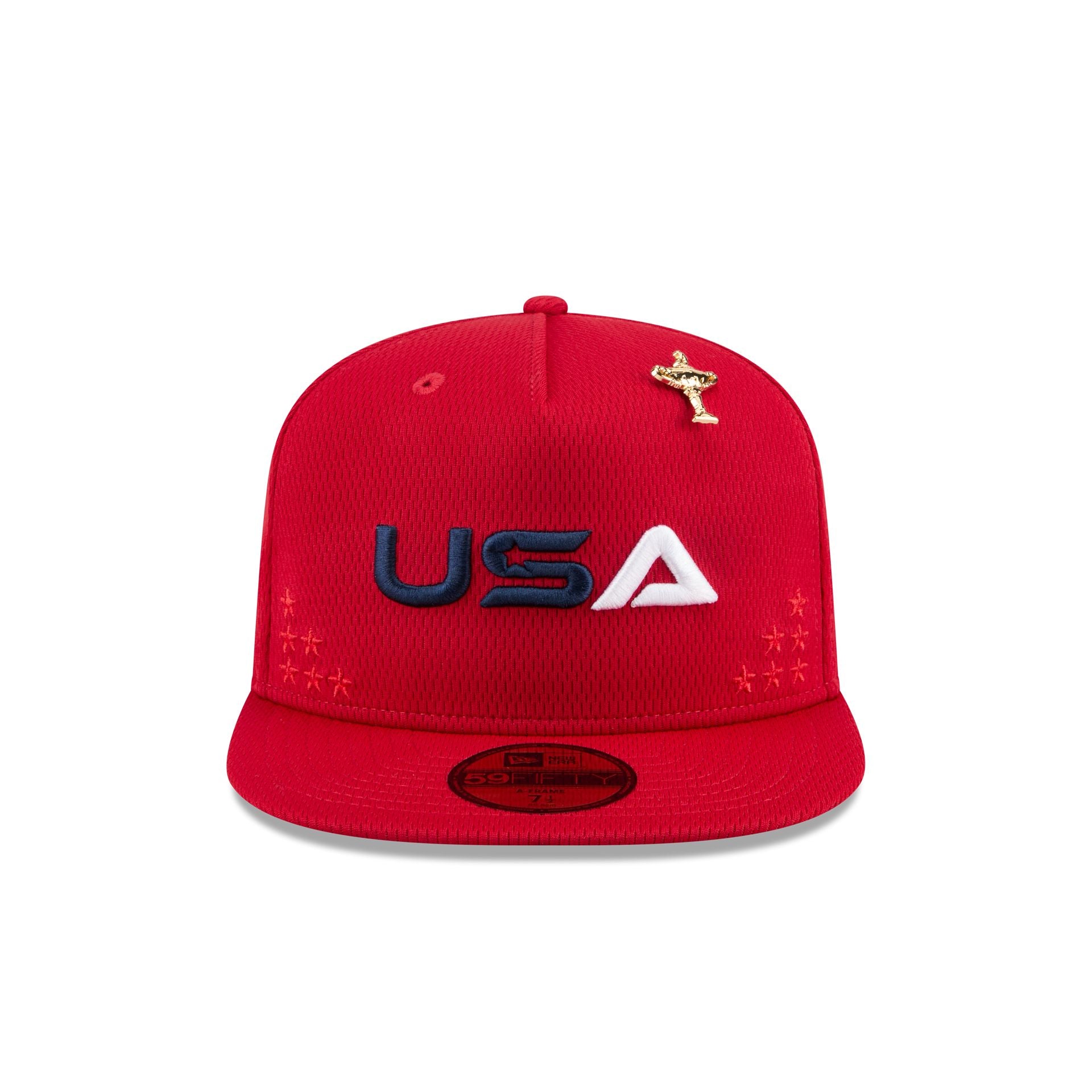 2025 Ryder Cup Team USA Red 59FIFTY A-Frame Fitted Hat - Image 2