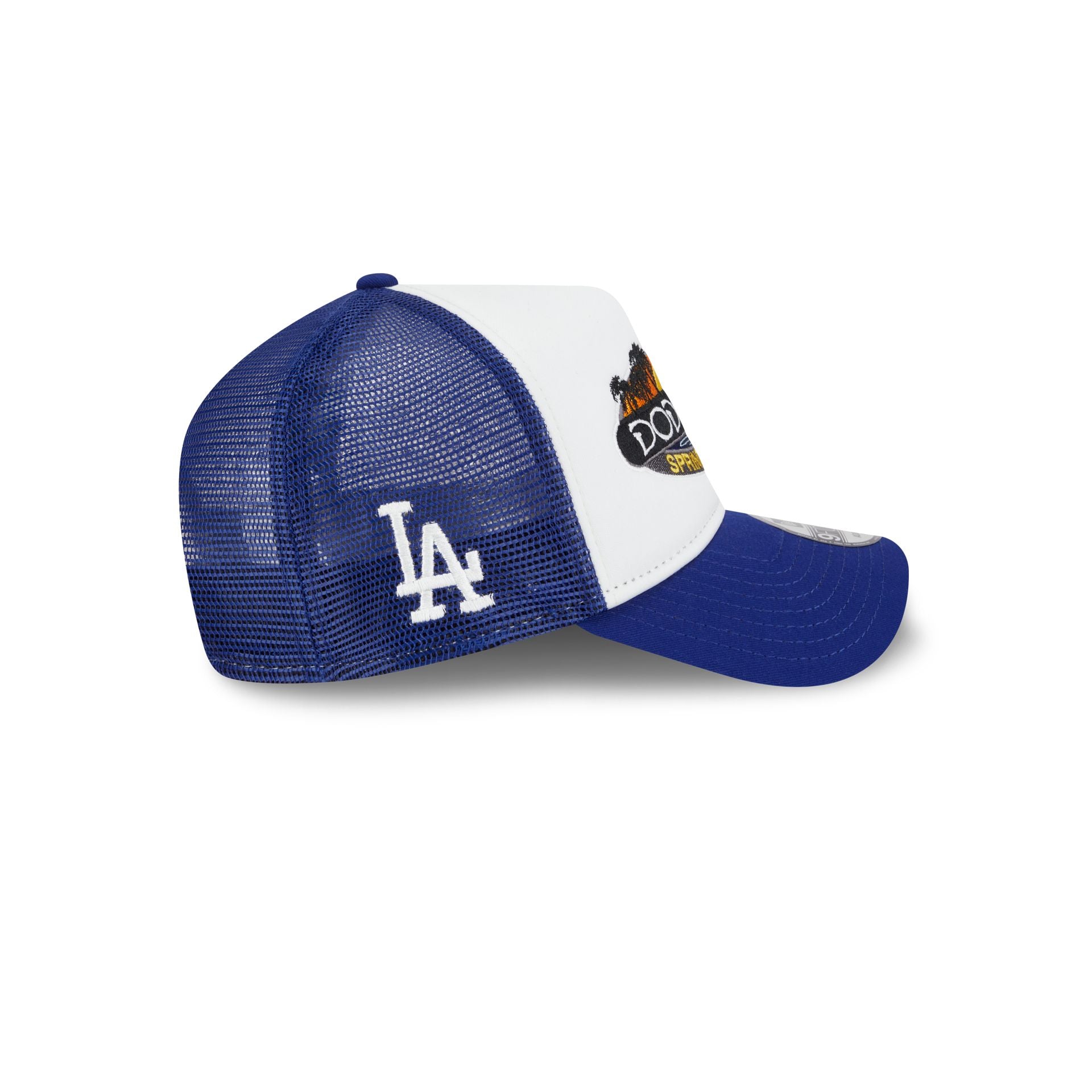 Los Angeles Dodgers Spring Training 9FORTY A-Frame Trucker Hat - Image 4