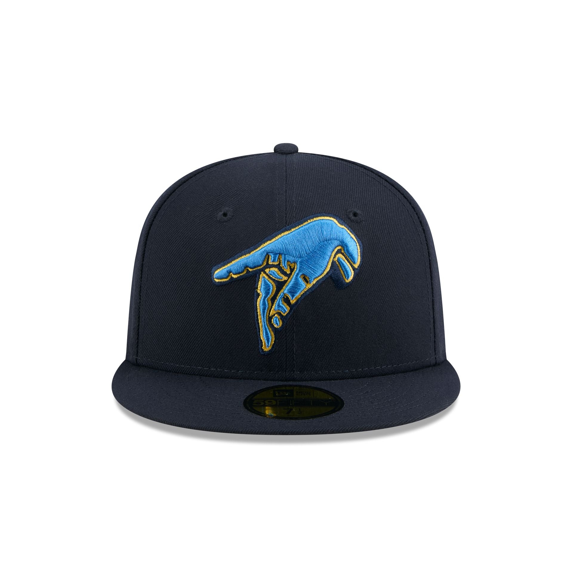 Myrtle Beach Pelicans Theme Night Navy 59FIFTY Fitted Hat - Image 2