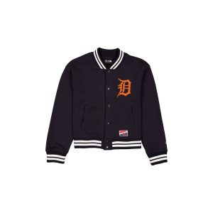Detroit Tigers Throwback Women's Snap Front Jacket