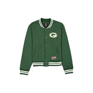 Green Bay Packers Throwback Women's Snap Front Jacket
