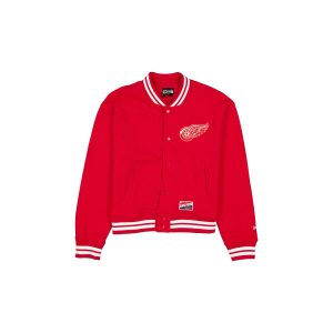 Detroit Red Wings Throwback Women's Snap Front Jacket