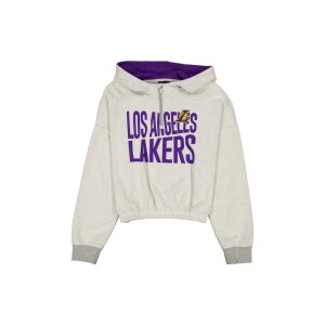 Los Angeles Lakers Sport Night Heather Gray Women's Hoodie