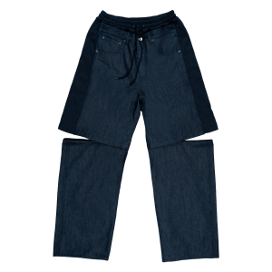 New Era Branded Mutation Mesh Navy Denim Jeans