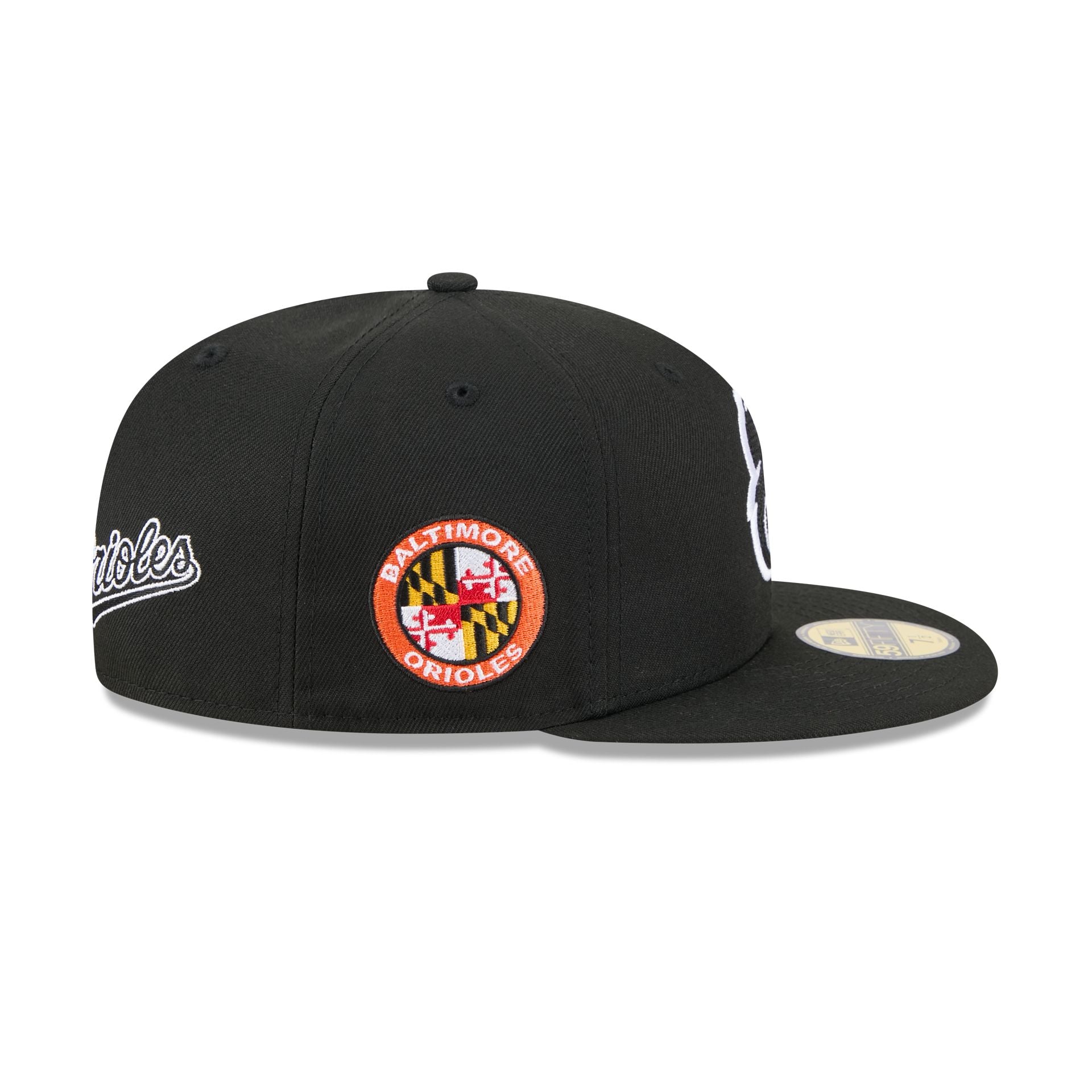 Alpha Industries x Baltimore Orioles Black 59FIFTY Fitted Hat - Image 5