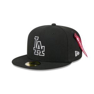 Alpha Industries x Los Angeles Dodgers Black 59FIFTY Fitted Hat