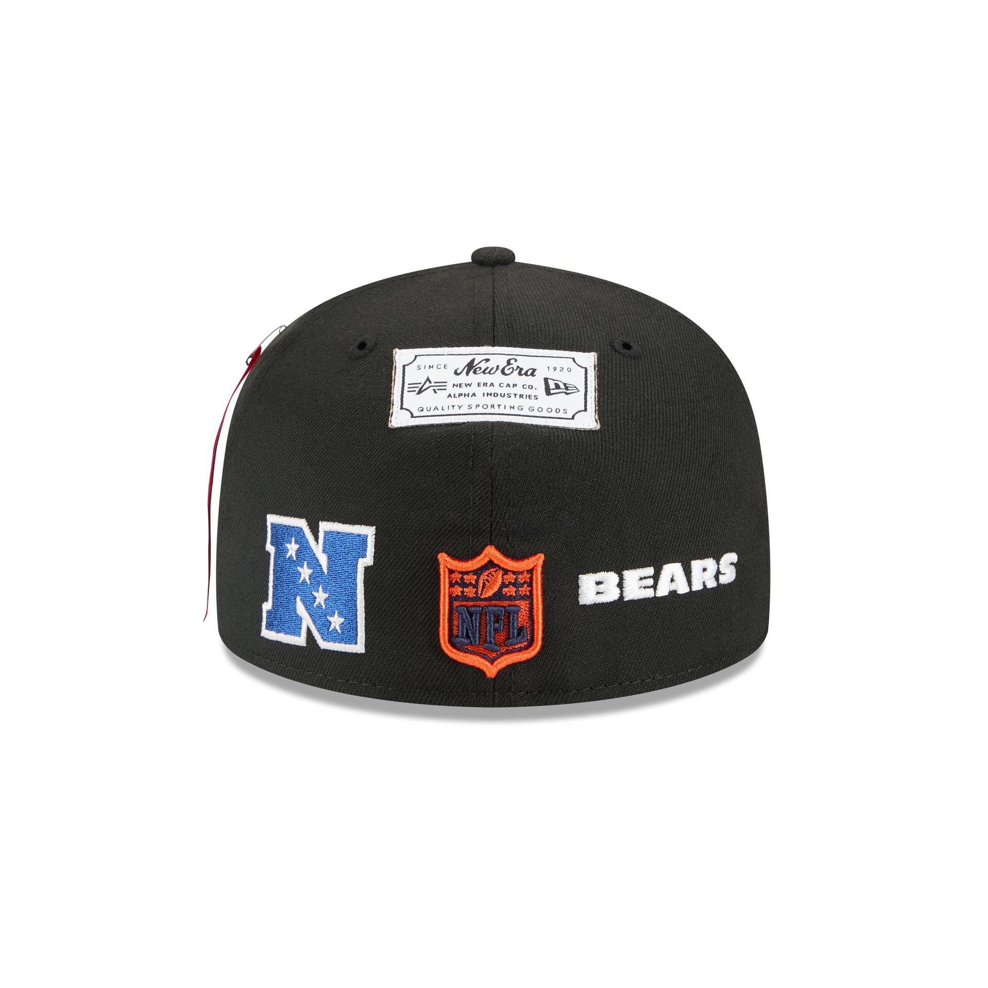 Alpha Industries x Chicago Bears Black 59FIFTY Fitted Hat - Image 6