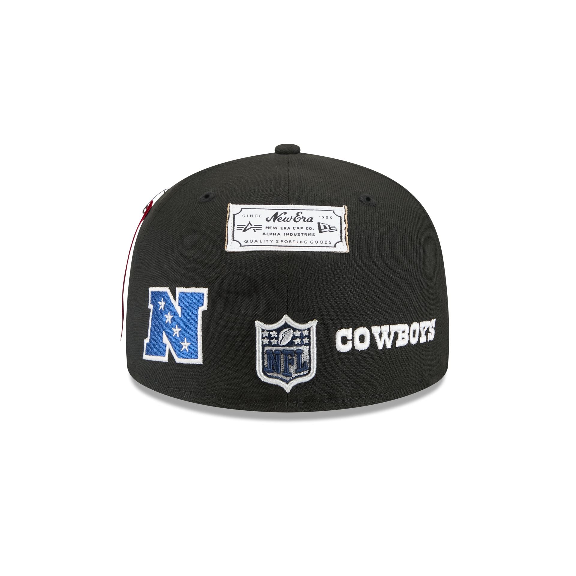 Alpha Industries x Dallas Cowboys Black 59FIFTY Fitted Hat - Image 6