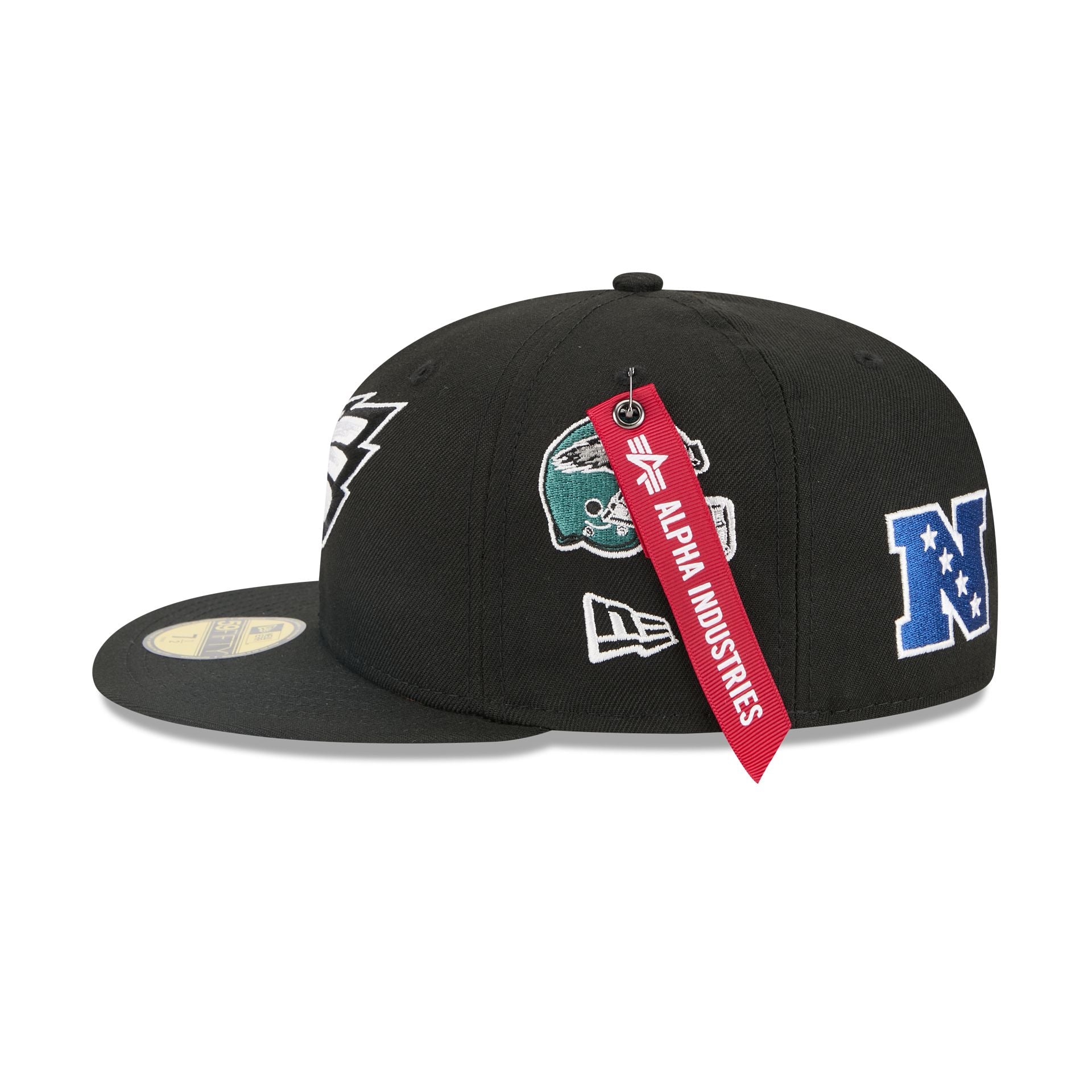 Alpha Industries x Philadelphia Eagles Black 59FIFTY Fitted Hat - Image 4