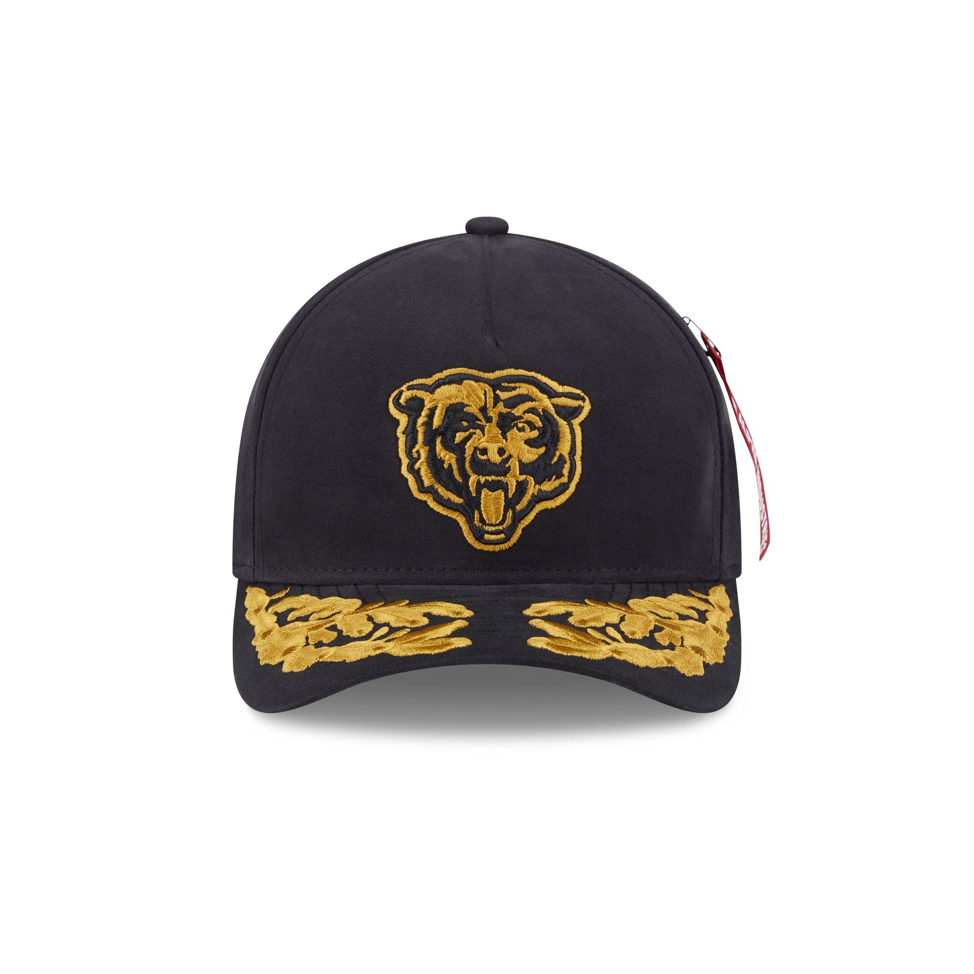 Alpha Industries x Chicago Bears Black 9FORTY M-Crown A-Frame Snapback Hat - Image 2