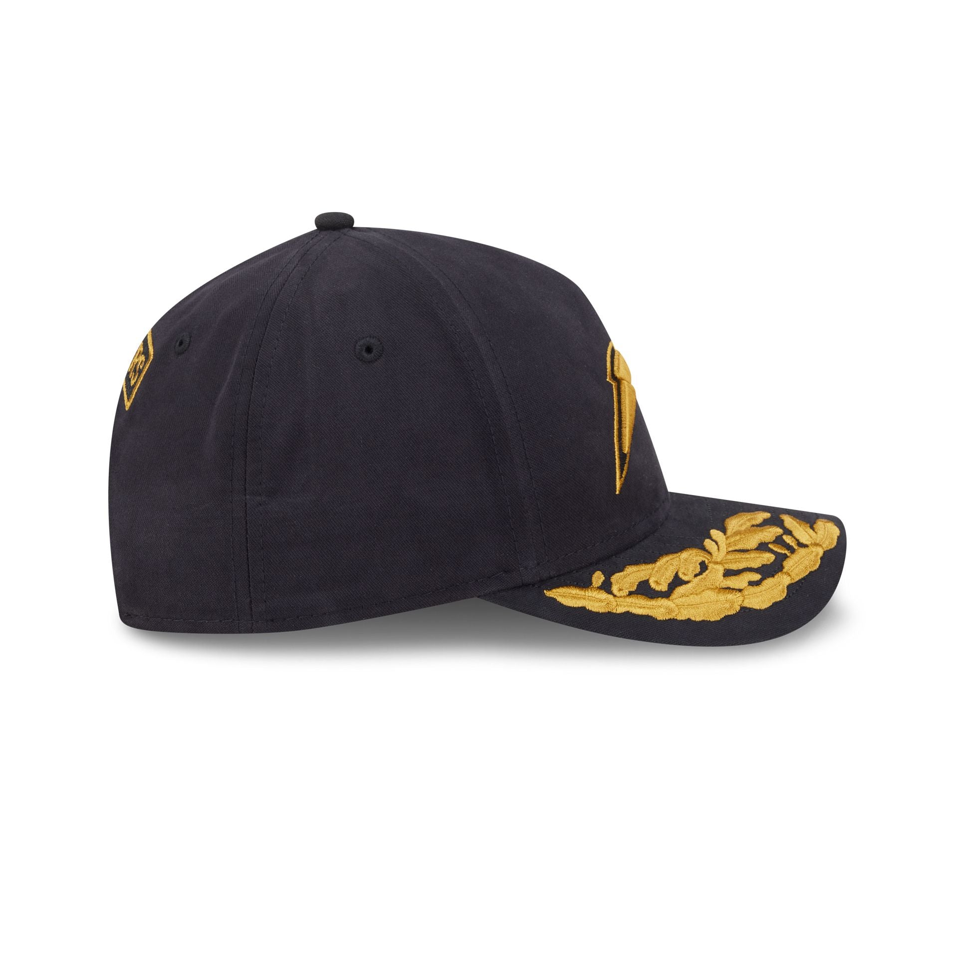 Alpha Industries x Los Angeles Chargers Black 9FORTY M-Crown A-Frame Snapback Hat - Image 5