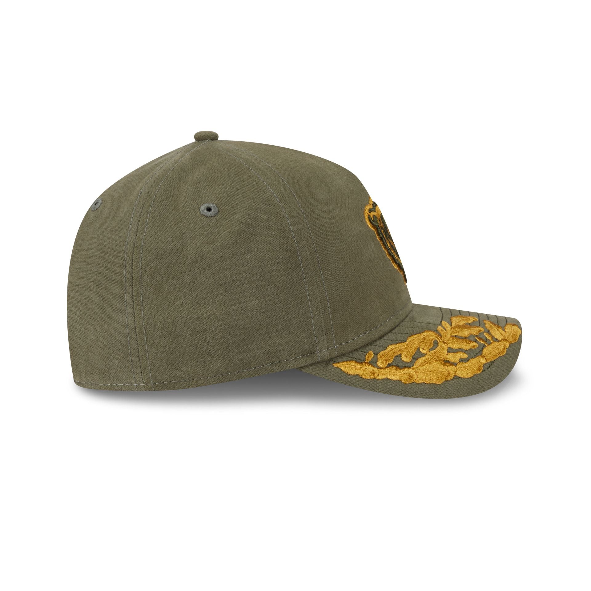 Alpha Industries x Chicago Bears Olive Green 9FORTY M-Crown A-Frame Snapback Hat - Image 5