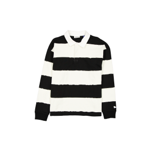 New Era Branded Cut & Sew Block Long Sleeve Rugby Shirt