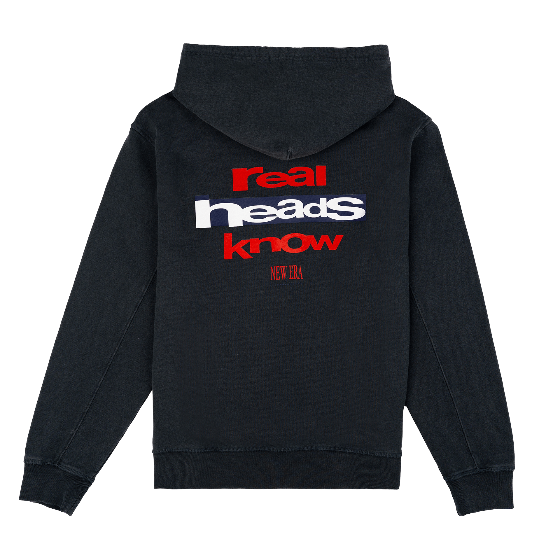 New Era Branded Real Heads Black Hoodie - Image 2