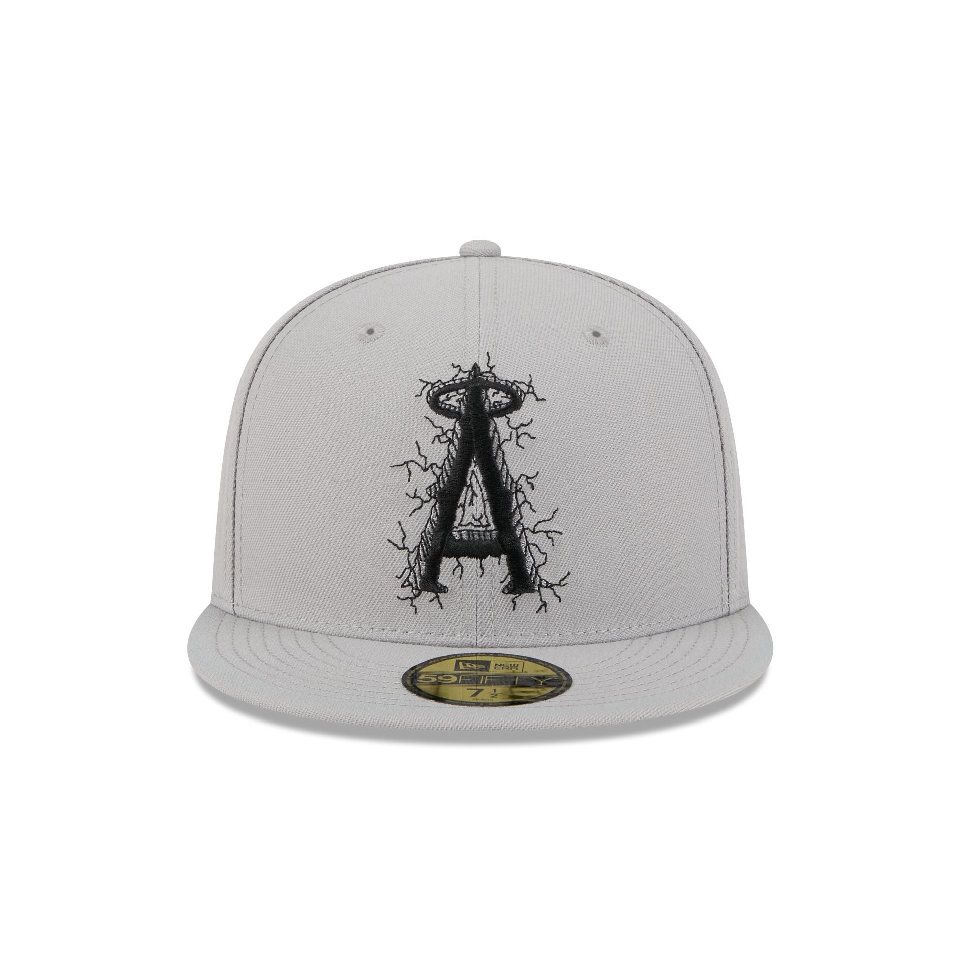 Los Angeles Angels Cracked Cement 59FIFTY Fitted Hat - Image 2
