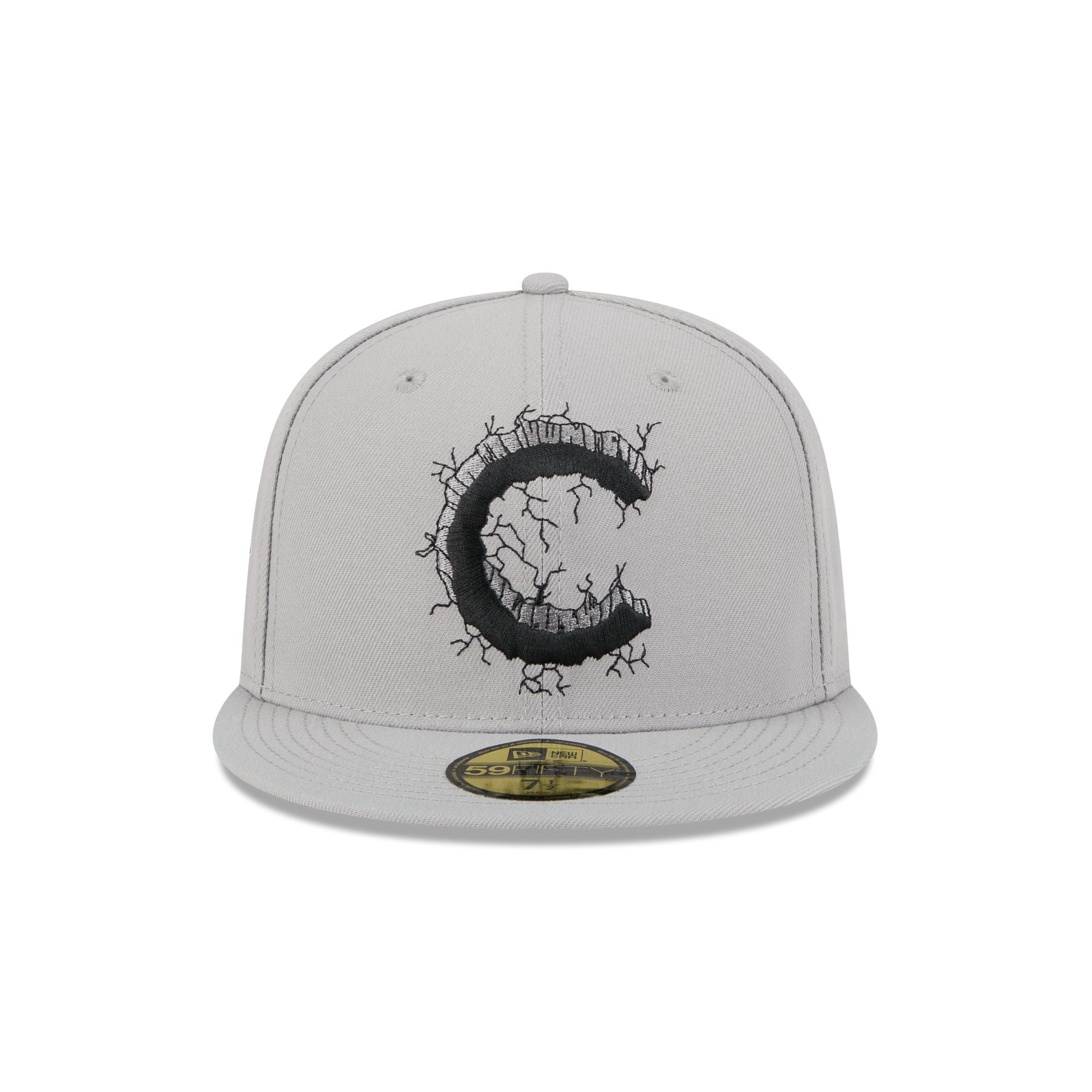 Chicago Cubs Cracked Cement 59FIFTY Fitted Hat - Image 2