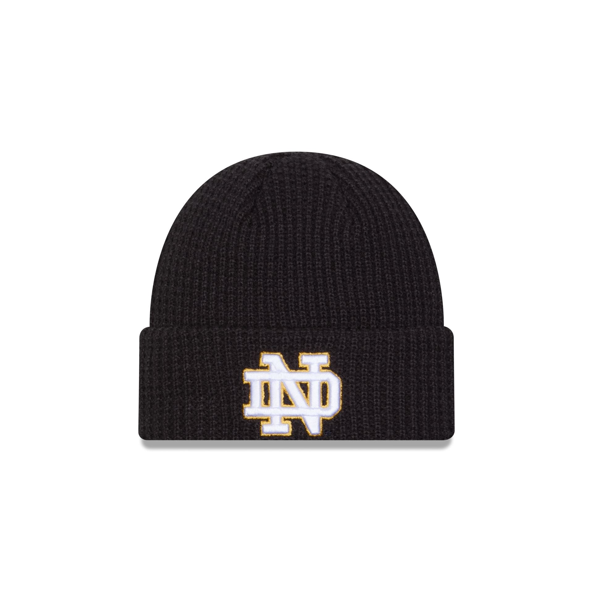Notre Dame Fighting Irish Waffle Stitch Knit Beanie Hat
