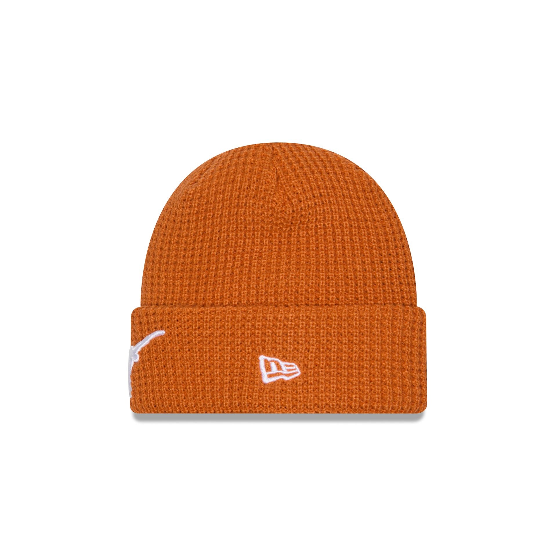 Texas Longhorns Waffle Stitch Knit Beanie Hat - Image 2