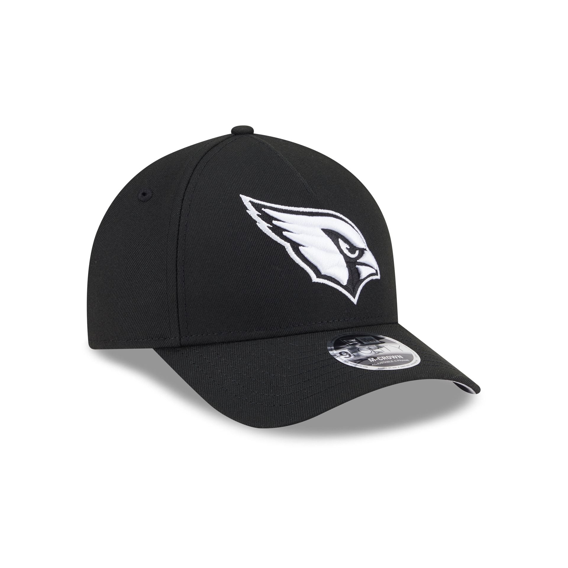 Arizona Cardinals Black & White 9FORTY M-Crown A-Frame Snapback Hat - Image 3