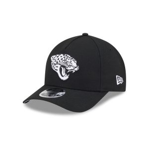 Jacksonville Jaguars Black & White 9FORTY M-Crown A-Frame Snapback Hat