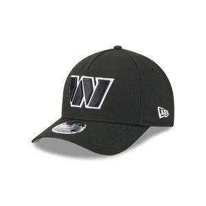 Washington Commanders Black & White 9FORTY M-Crown A-Frame Snapback Hat