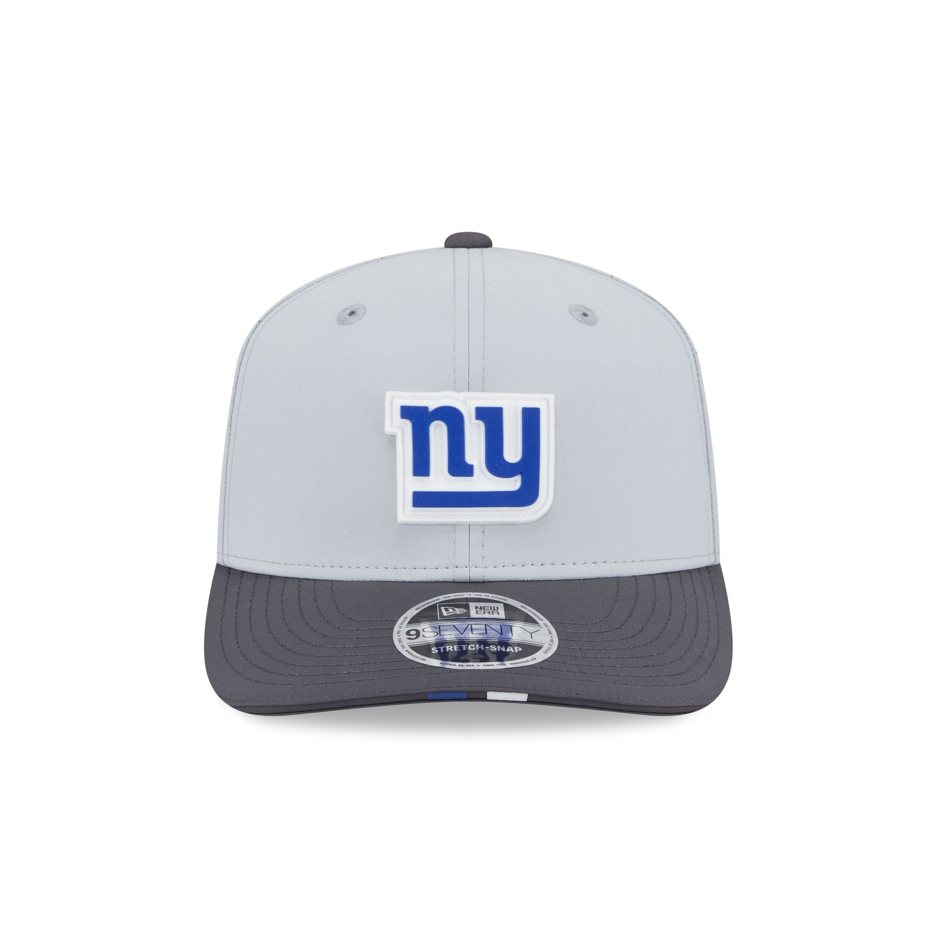 New York Giants 2025 Training Gray 9SEVENTY Stretch-Snap Hat - Image 2