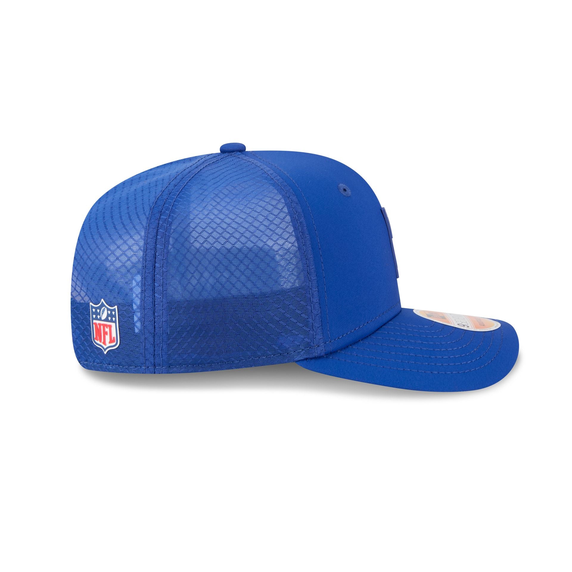 New York Giants 2025 Sideline Hot Weather 9SEVENTY Trucker Hat - Image 5