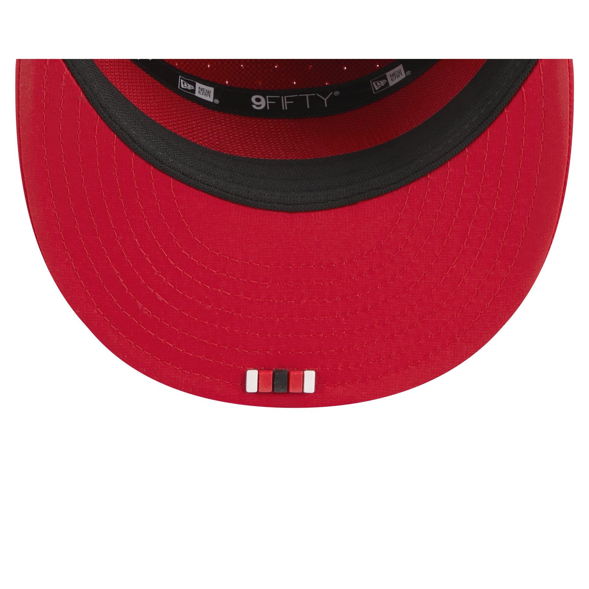 Arizona Cardinals 2025 Sideline Hot Weather Split Panel 9FIFTY Snapback Hat - Image 7