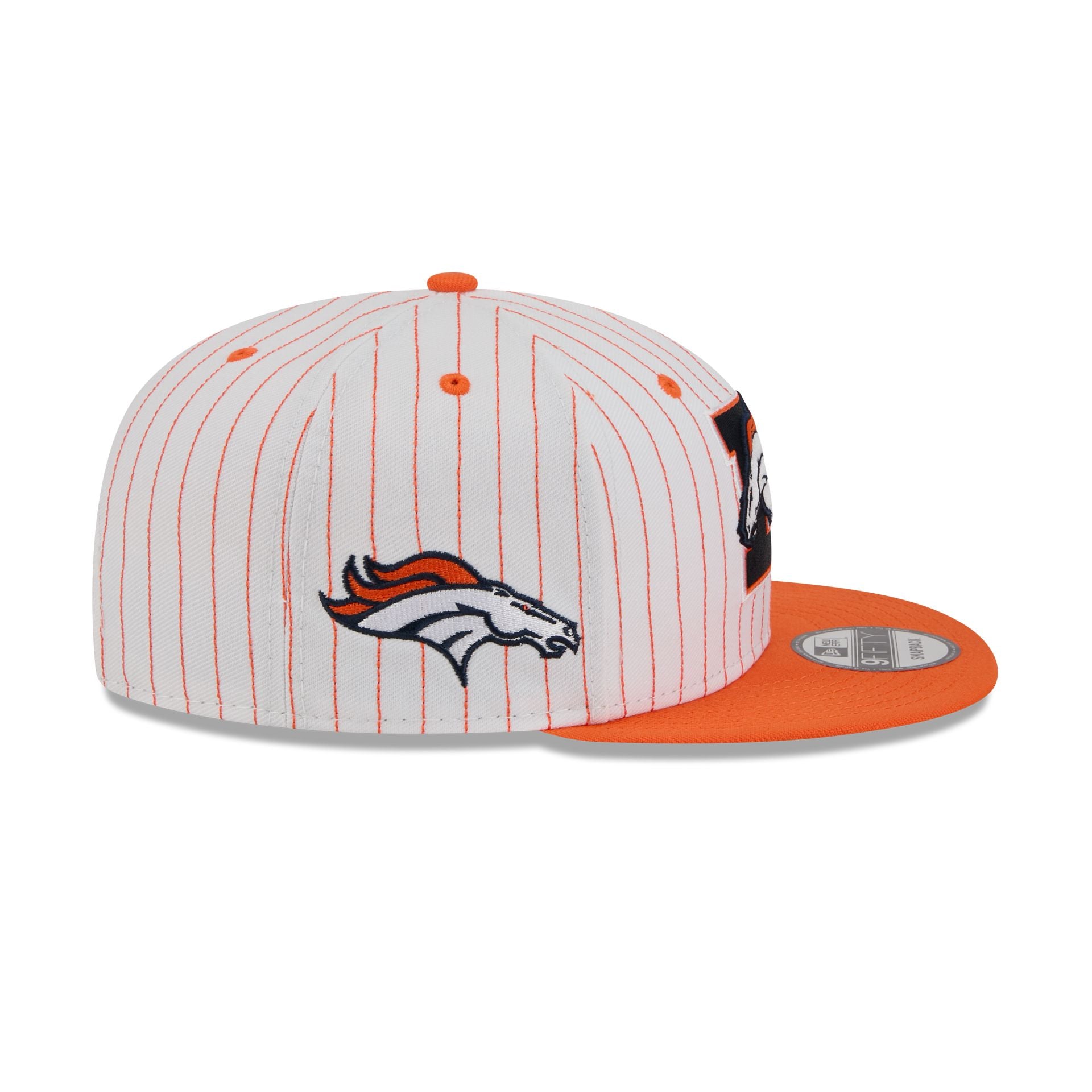 Denver Broncos Deceptor Pinstripe 9FIFTY Snapback Hat - Image 4