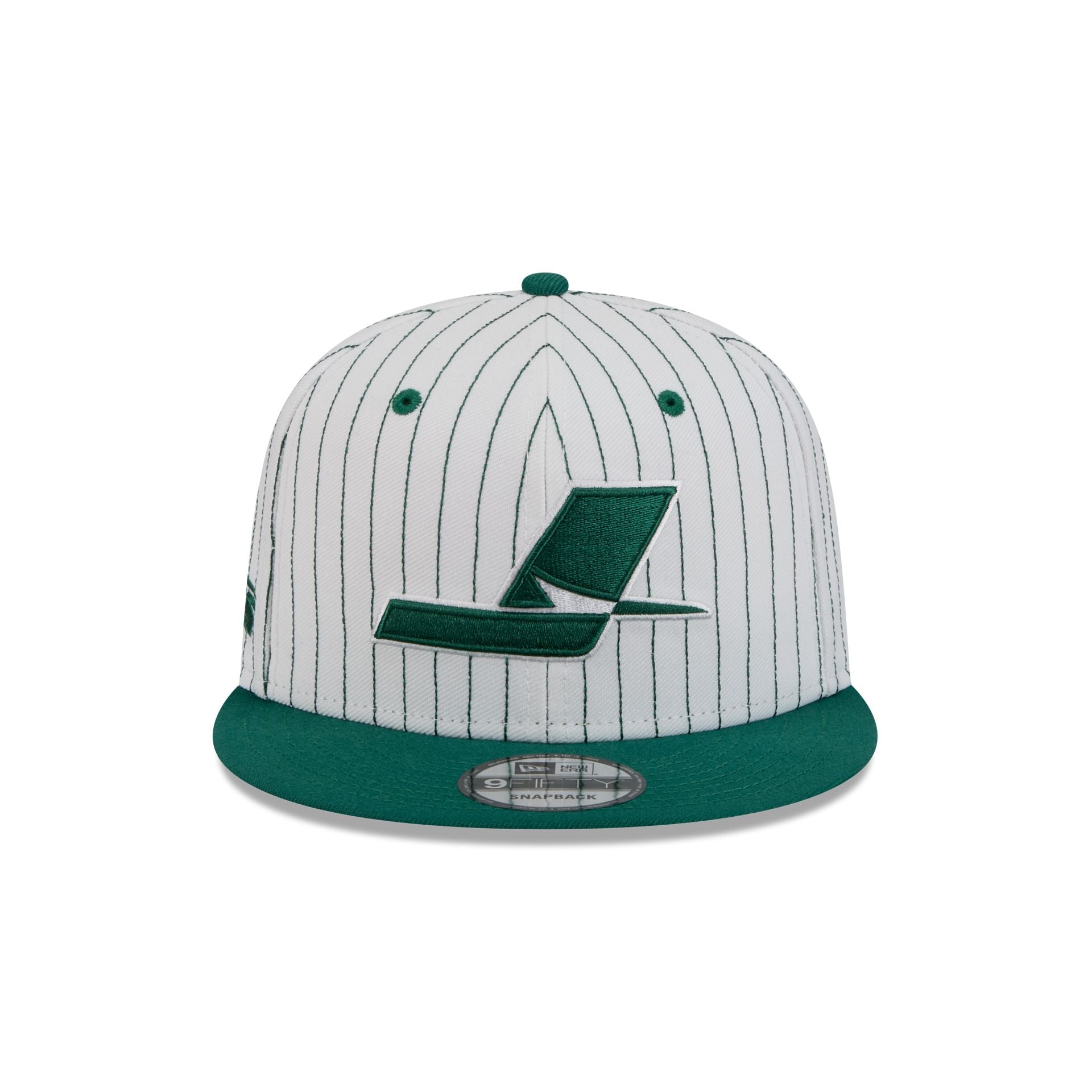 New York Jets Deceptor Pinstripe 9FIFTY Snapback Hat - Image 2
