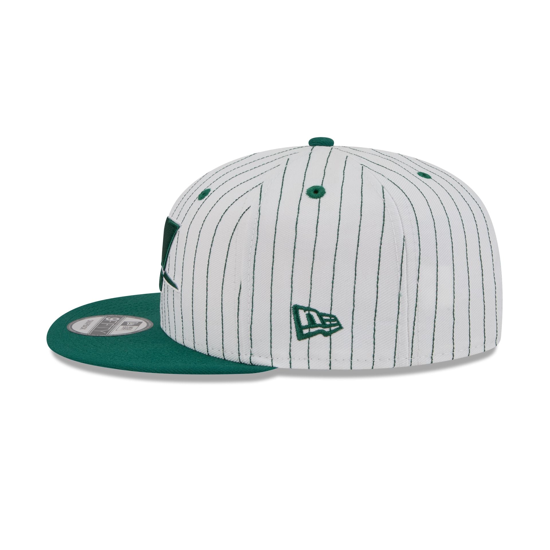 New York Jets Deceptor Pinstripe 9FIFTY Snapback Hat - Image 5
