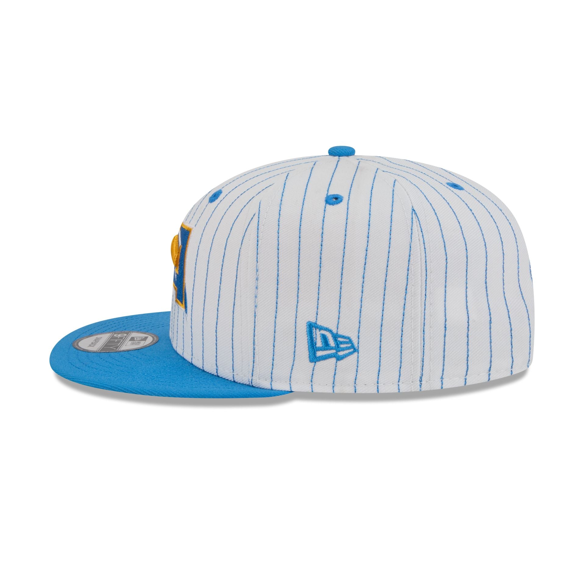 Los Angeles Chargers Deceptor Pinstripe 9FIFTY Snapback Hat - Image 5