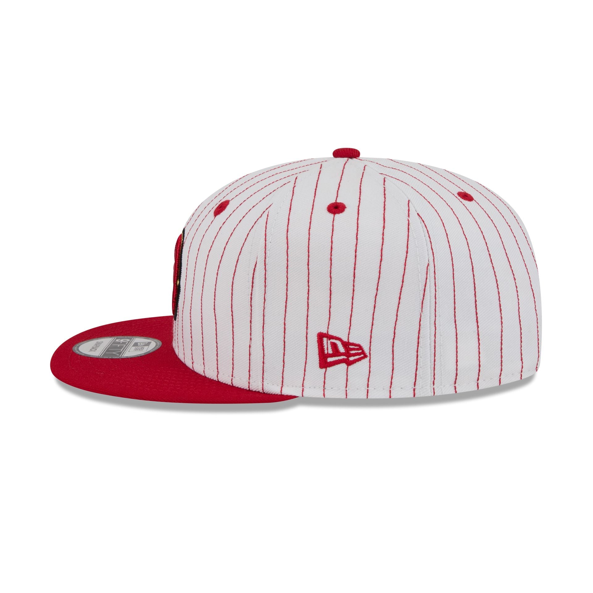 San Francisco 49ers Deceptor Pinstripe 9FIFTY Snapback Hat - Image 5