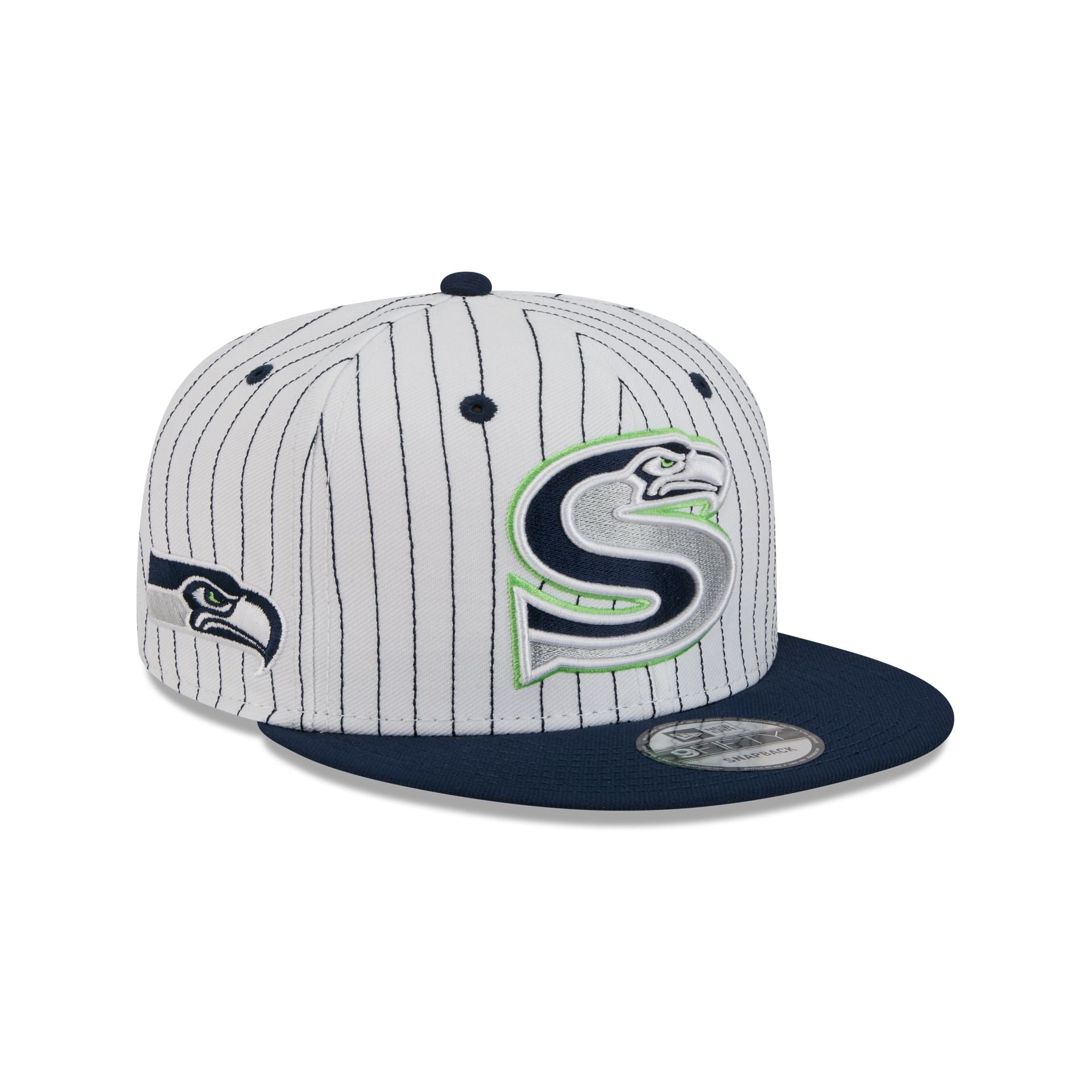 Seattle Seahawks Deceptor Pinstripe 9FIFTY Snapback Hat