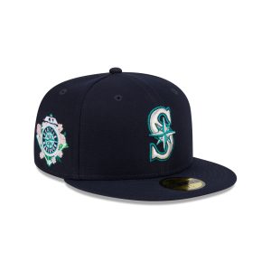 Seattle Mariners Floral Undervisor 59FIFTY Fitted Hat