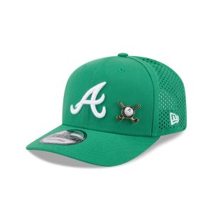 Atlanta Braves Tee Time 9SEVENTY Trucker Hat