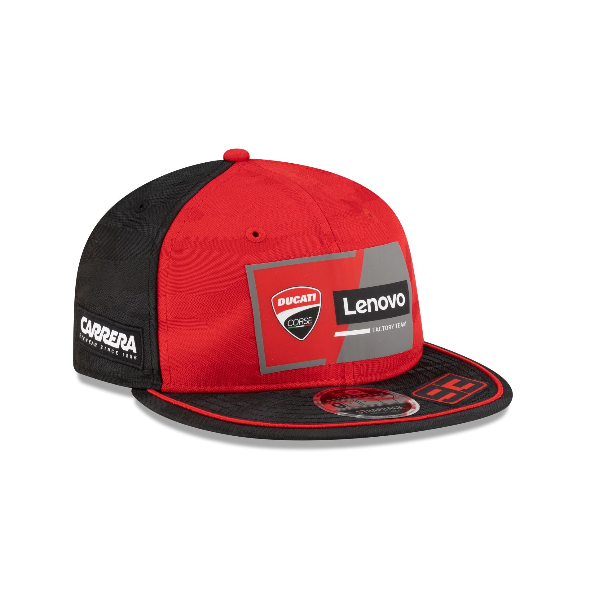 Ducati Lenovo Team MotoGP Marc Marquez Teamline Retro Crown 9FIFTY Strapback Hat - Image 3